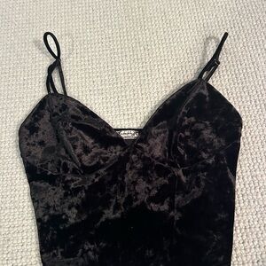 Free people velvet tank top